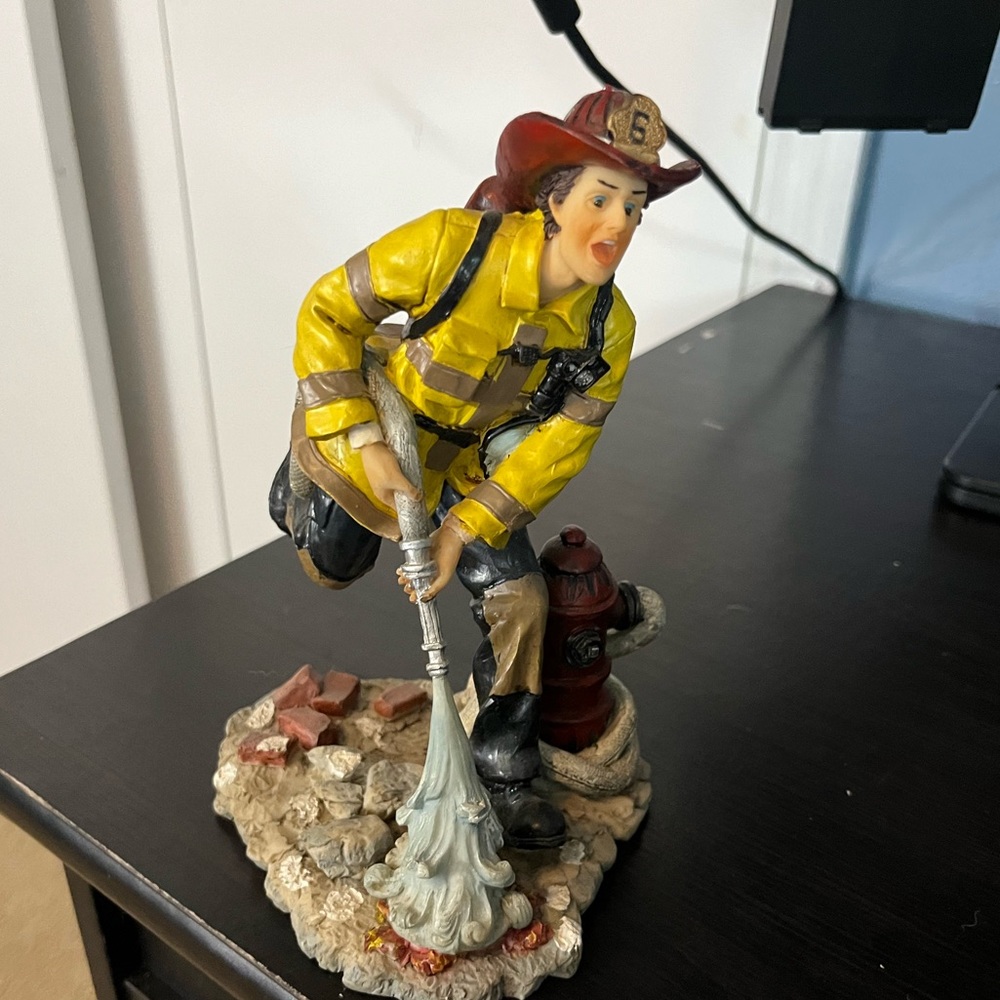 Fire Fighter statue
